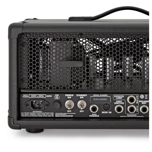 EVH 5150 III 6L6 50W Valve Head, Black