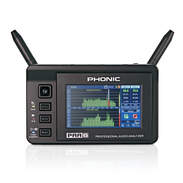 Phonic PAA6 2-Channel Audio Analyzer With Colour Touch LCD main