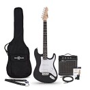 Guitarra El&eacute;trica LA Preta, Pack com Amplificador de 10W e Acess&oacute;rios