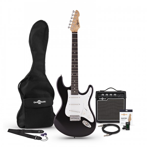 LA Electric Guitar + Amp Pack, Black
