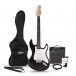 LA Electric Guitar Black, 10W Guitar Amp & Accessory Pack