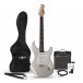 LA Electric Guitar + 10W Amp Pack, Silver