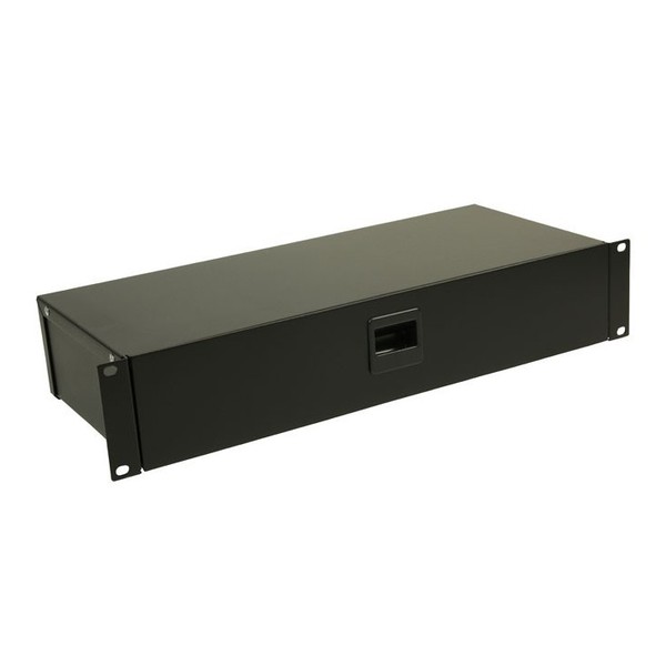 Adam Hall 19'' Rackmount Housing with Latch, 2U Closed