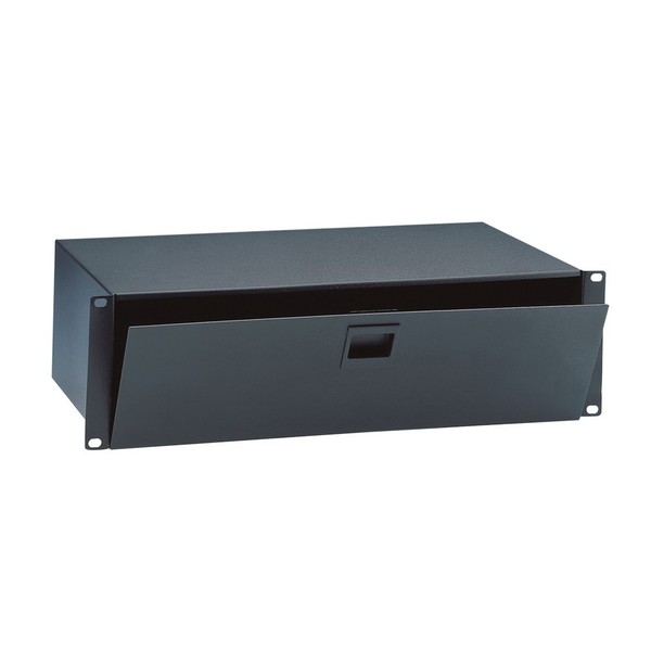 Adam Hall 19'' Rackmount Housing with Latch, 3U Open