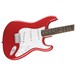 Squier Bullet Stratocaster HT, Fiesta Red front angled view