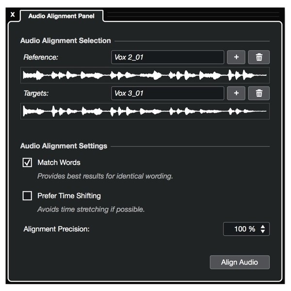 Cubase Pro 10 - Audio Alignment