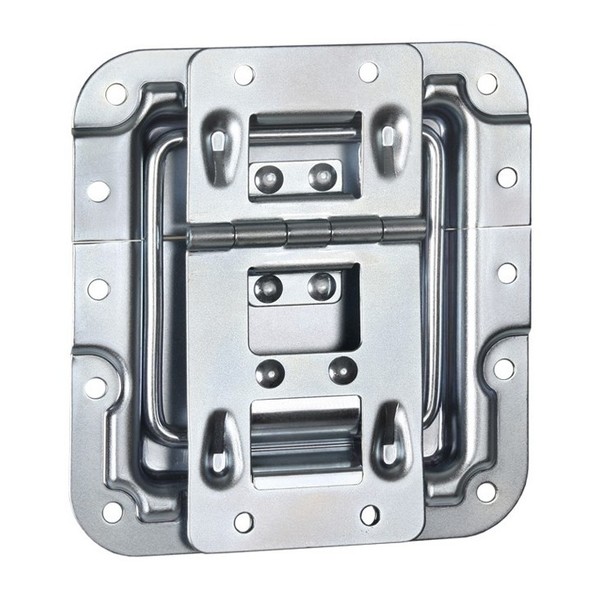 Adam Hall Short Lid Stay with Hinge, Click Stop and Rivet Protection
