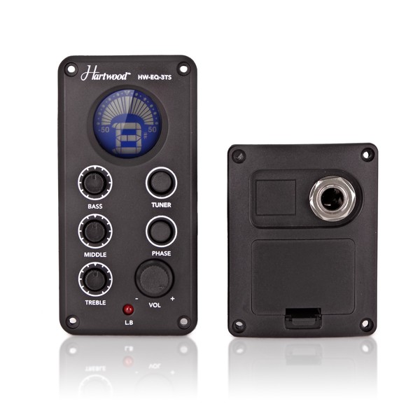 Hartwood 3-Band Slim Active Preamp with Tuner