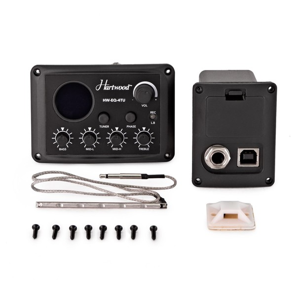 Hartwood 4-Band Active Preamp with Tuner and USB
