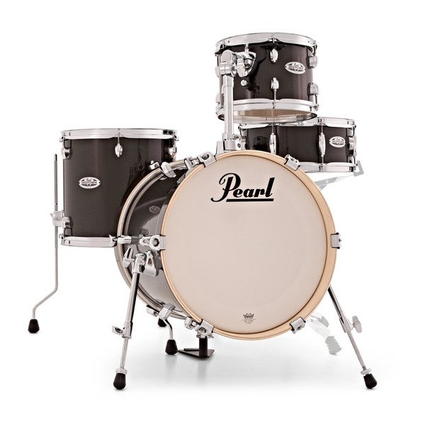 Pearl Midtown 4 Piece Compact Shell Pack, Black Gold Sparkle
