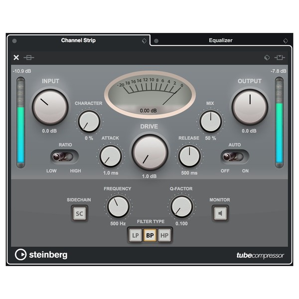 Steinberg Cubase Artist 10 - Channel Strip Tube