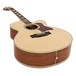 Jumbo Electro Acoustic Guitar by Gear4music, Natural - Box Opened