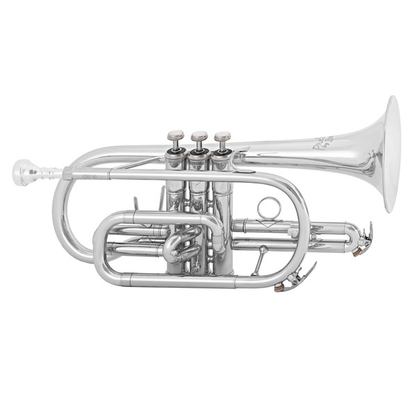 Prelude by Bach CR710 Student Bb Cornet, Silver Plate