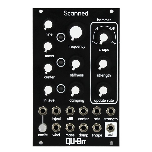 Qu-Bit Scanned Organic Wavetable VCO Front