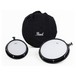 Pearl Compact Traveler Shell Pack w/10'' and 14'' add on Toms and Bag - Bag and Toms