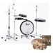 Pearl Compact Traveler 4pc Kit w/150 Hardware & Zildjian A City Pack - Main Image