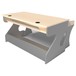 Zaor Miza M Studio Desk, Bleached Oak - Main