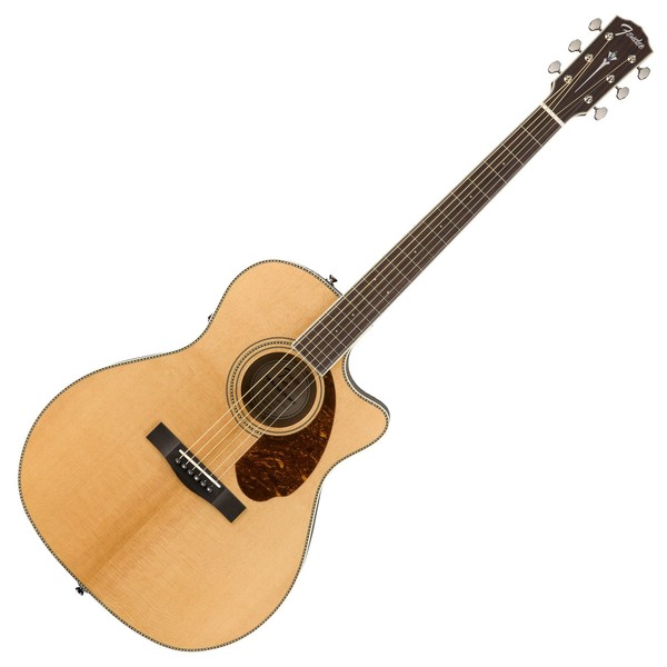 Fender Paramount PM-4CE LTD Auditorium Electro Acoustic, Natural Front View