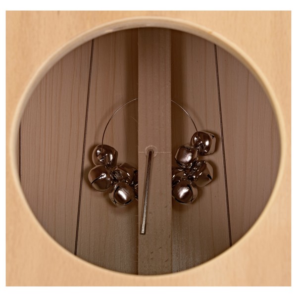 AMZN Teak Cajon and Foot Tambourine