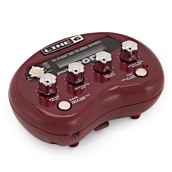 Line 6 Pocket POD Guitar Amp Processor angle