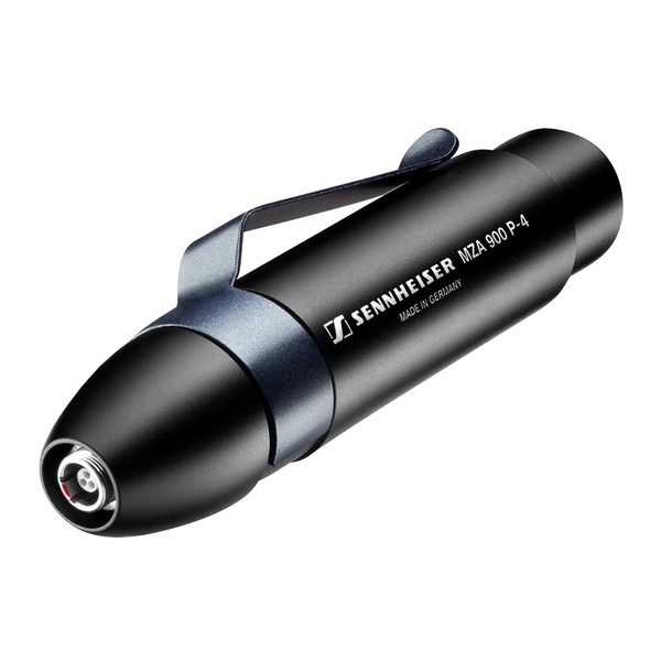 Sennheiser MZA 900 P-4 In-Line Phantom Power Adaptor, 3-Pin LEMO, Angled