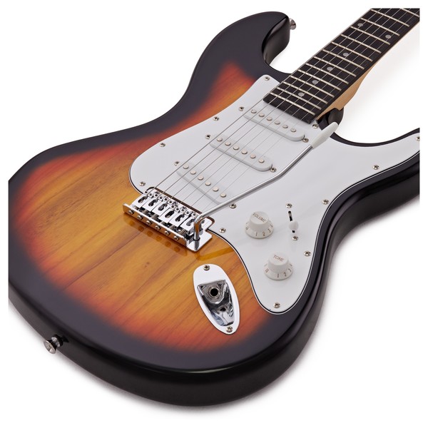 LA Electric Guitar + 35W Complete Amp Pack, Sunburst