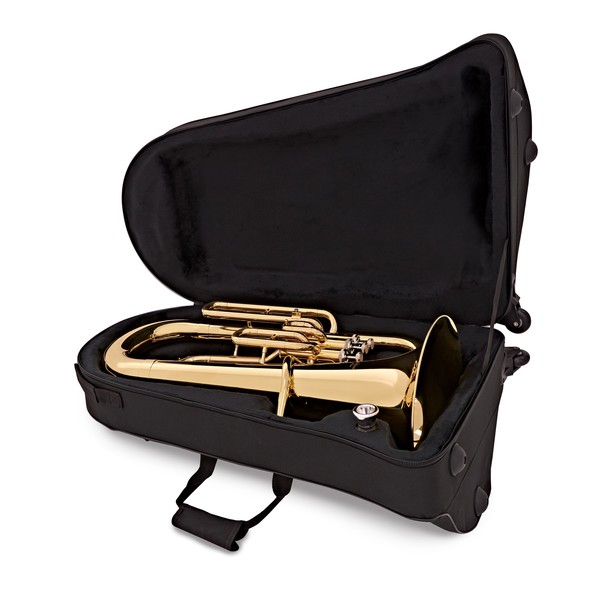 3 Valve Student Euphonium by Gear4music case open