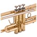 Coppergate Professional Trumpet by Gear4music keys
