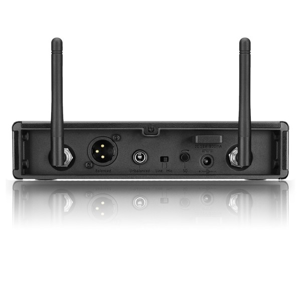 Sennheiser EM-XSW 2 Stationary Receiver, E Band, Rear with Antennas