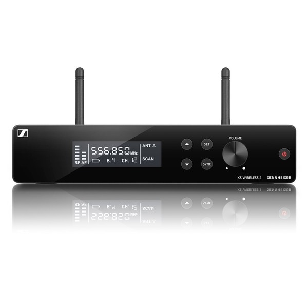 Sennheiser EM-XSW 2 Stationary Receiver, GB Band, Front with Antennas