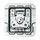 Adam Hall V3 Short Cranked Butterfly Latch with Rivet Guards, 14 mm