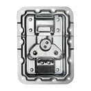 Adam Hall V3 Large Cranked Butterfly Latch with Rivet Guards, 14 mm