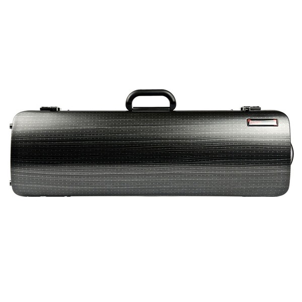 BAM 2001XL Hightech Oblong Violin Case, Black Lazure Look