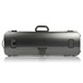 BAM 2001XL Hightech Oblong Violin Case, Black Lazure Look, Rear