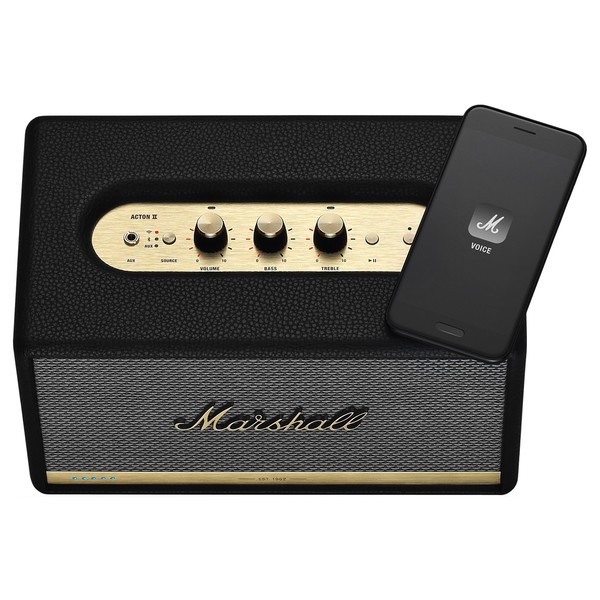 DISC Marshall Acton II Voice Speaker, Black at Gear4music