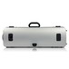 BAM 2001XL Hightech Oblong Violin Case, Metallic Silver, Rear