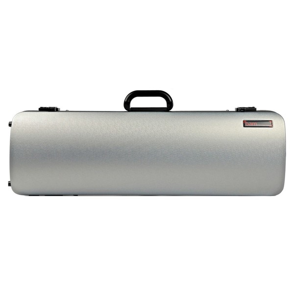 BAM 2001XL Hightech Oblong Violin Case, Metallic Silver