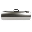 BAM 2001XL Hightech Oblong Violin Case, Silver Carbon