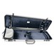 BAM 2001XL Hightech Oblong Violin Case, Silver Carbon Look, Inside