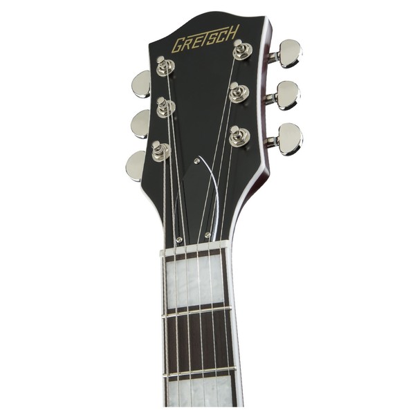 Gretsch G2420T-P90 Streamliner Ltd, Midnight Wine Satin - headstock