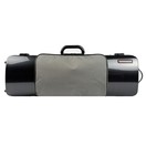 BAM 2011XL Hightech Oblong Violin Case, Pocket, Black Carbon