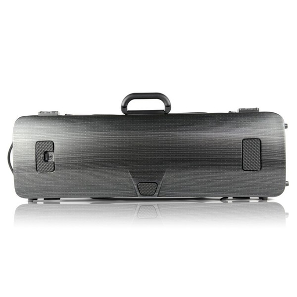 BAM 2011XL Hightech Oblong Violin Case with Pocket, Black Lazure, Rear