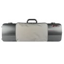 BAM 2011XL Hightech Oblong Violin Case, Pocket, Black Lazure