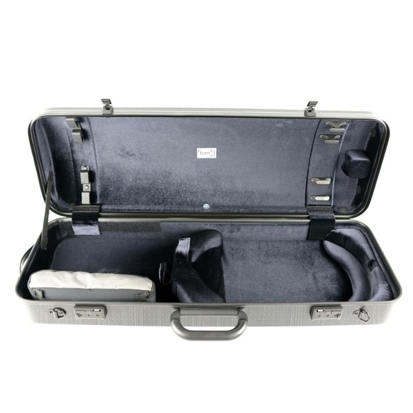 BAM 5201XL Hightech Compact Oblong Viola Case, Black Lazure, Inside