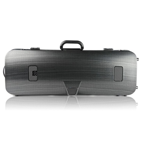 BAM 5201XL Hightech Compact Oblong Viola Case, Black Lazure, Rear