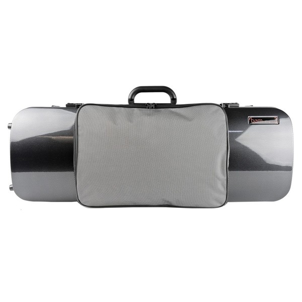 BAM 5202XL Hightech Compact Oblong Viola Case, Pocket, Black Carbon