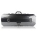 BAM 5202XL Hightech Compact Oblong Viola Case, Pocket, Black Carbon, Rear