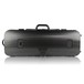 BAM 5202XL Hightech Compact Oblong Viola Case, Pocket, Black Lazure, Rear