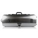 BAM 5202XL Hightech Compact Oblong Viola Case, Pocket, Silver Carbon, Rear