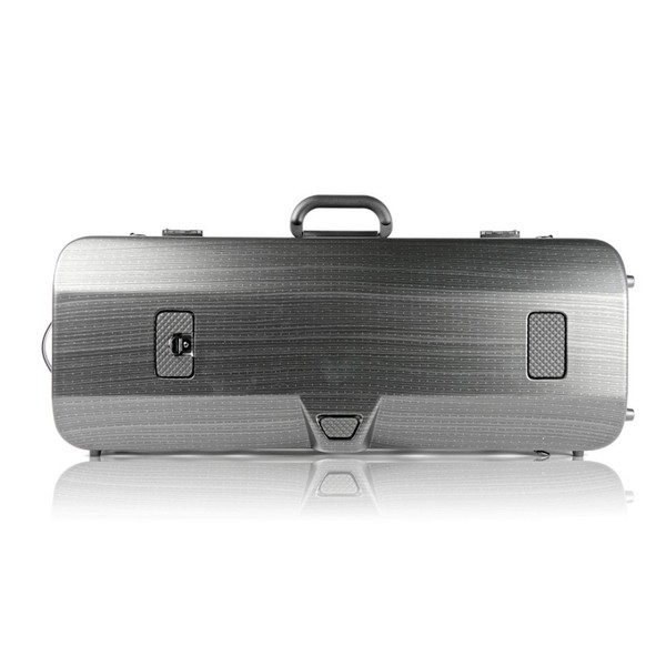 BAM 2201XL Hightech Oblong Viola Case, Black Lazure, Rear